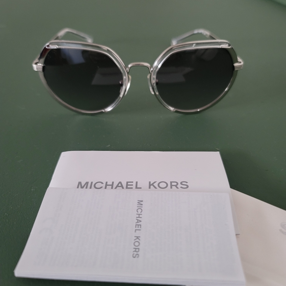 Michael Kors MK1034 Ibiza Sunglasses Silver/Gray